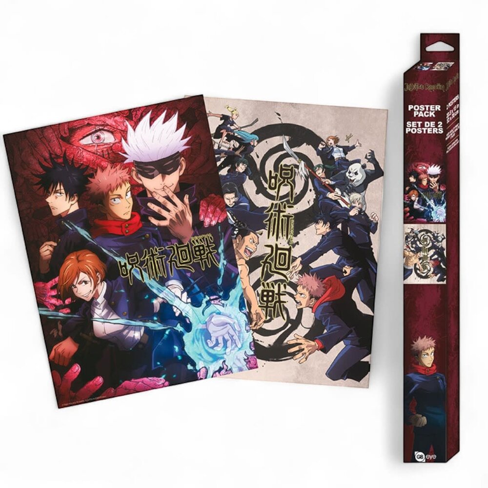 GB eye JUJUTSU KAISEN - Set 2 Posters Chibi 52x38 - Group and schools GB eye JUJUTSU KAISEN - Set 2 Posters Chibi 52x38 - Group and schools