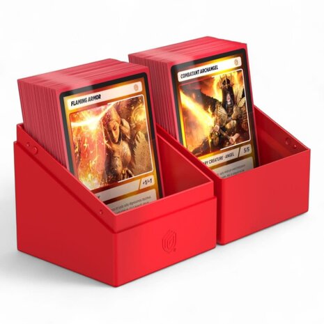 Ultimate Guard Ultimate Guard Boulder 100+ Solid - Red Ultimate Guard Ultimate Guard Boulder 100+ Solid - Red