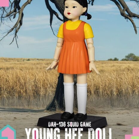 Beast Kingdom Squid Game Action Figure with Sound Young Hee Doll Beast Kingdom Squid Game Action Figure with Sound Young Hee Doll