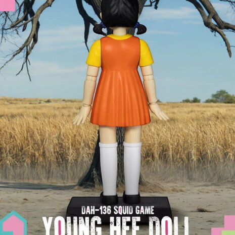 Beast Kingdom Squid Game Action Figure with Sound Young Hee Doll Beast Kingdom Squid Game Action Figure with Sound Young Hee Doll