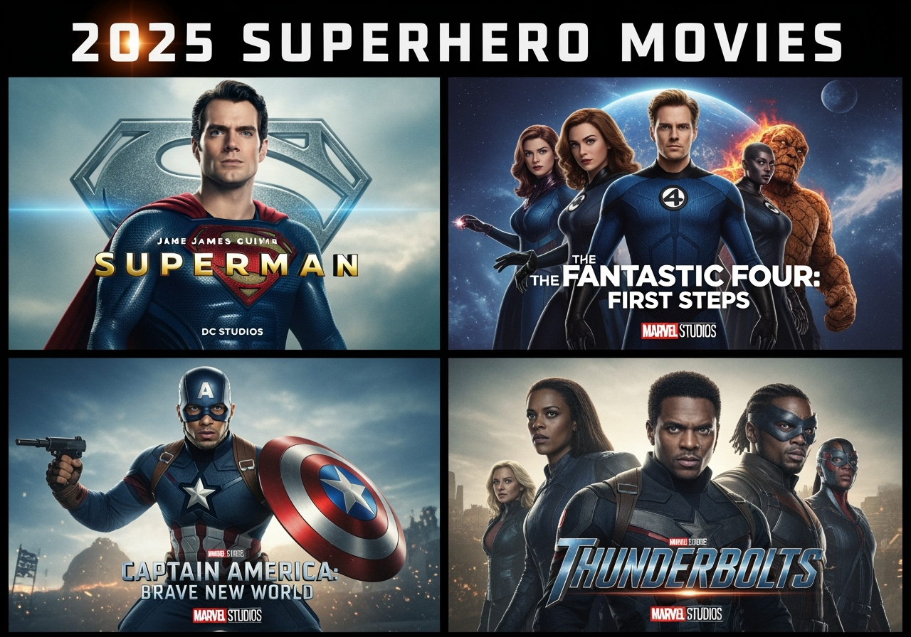 Superhelden-Filme 2025: Der ultimative Guide zu Marvel & DC Blockbustern | Kinostart-Termine