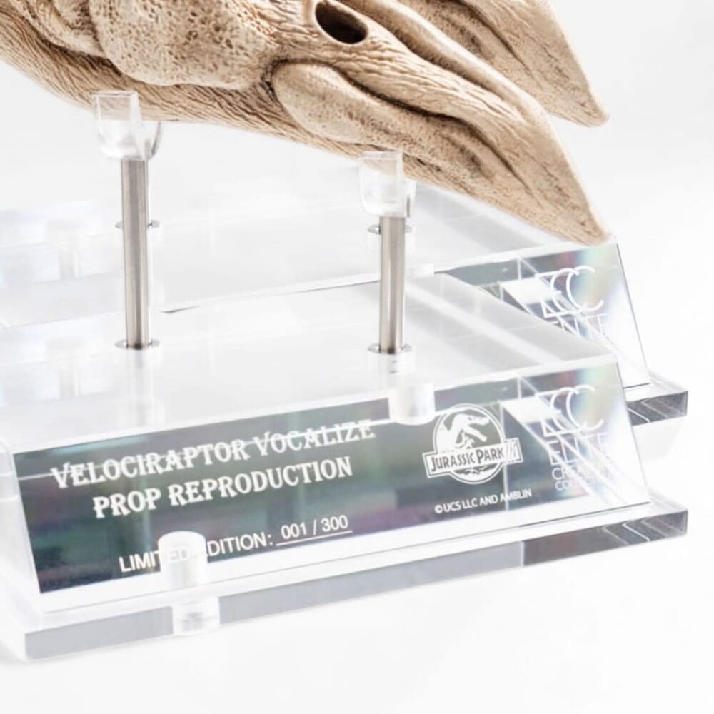 Elite Creature Collectibles Jurassic Park III Prop Replica 1/1 Velociraptor Resonance Chamber Elite Creature Collectibles Jurassic Park III Prop Replica 1/1 Velociraptor Resonance Chamber