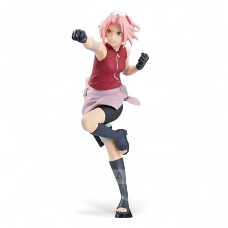 Banpresto Naruto Shippuden Vibration Stars PVC Statue Haruno Sakura Banpresto Naruto Shippuden Vibration Stars PVC Statue Haruno Sakura