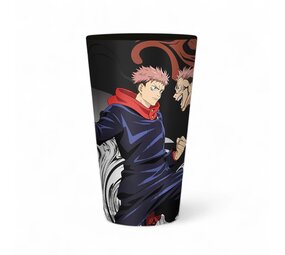 AbyStyle JUJUTSU KAISEN - Large Glass - 400ml - Itadori vs Sukuna - AbyStyle JUJUTSU KAISEN - Large Glass - 400ml - Itadori vs Sukuna -