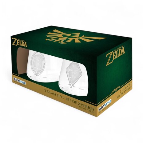 AbyStyle THE LEGEND OF ZELDA - 2 Glass Set - Zelda & Link EUROPE AbyStyle THE LEGEND OF ZELDA - 2 Glass Set - Zelda & Link EUROPE