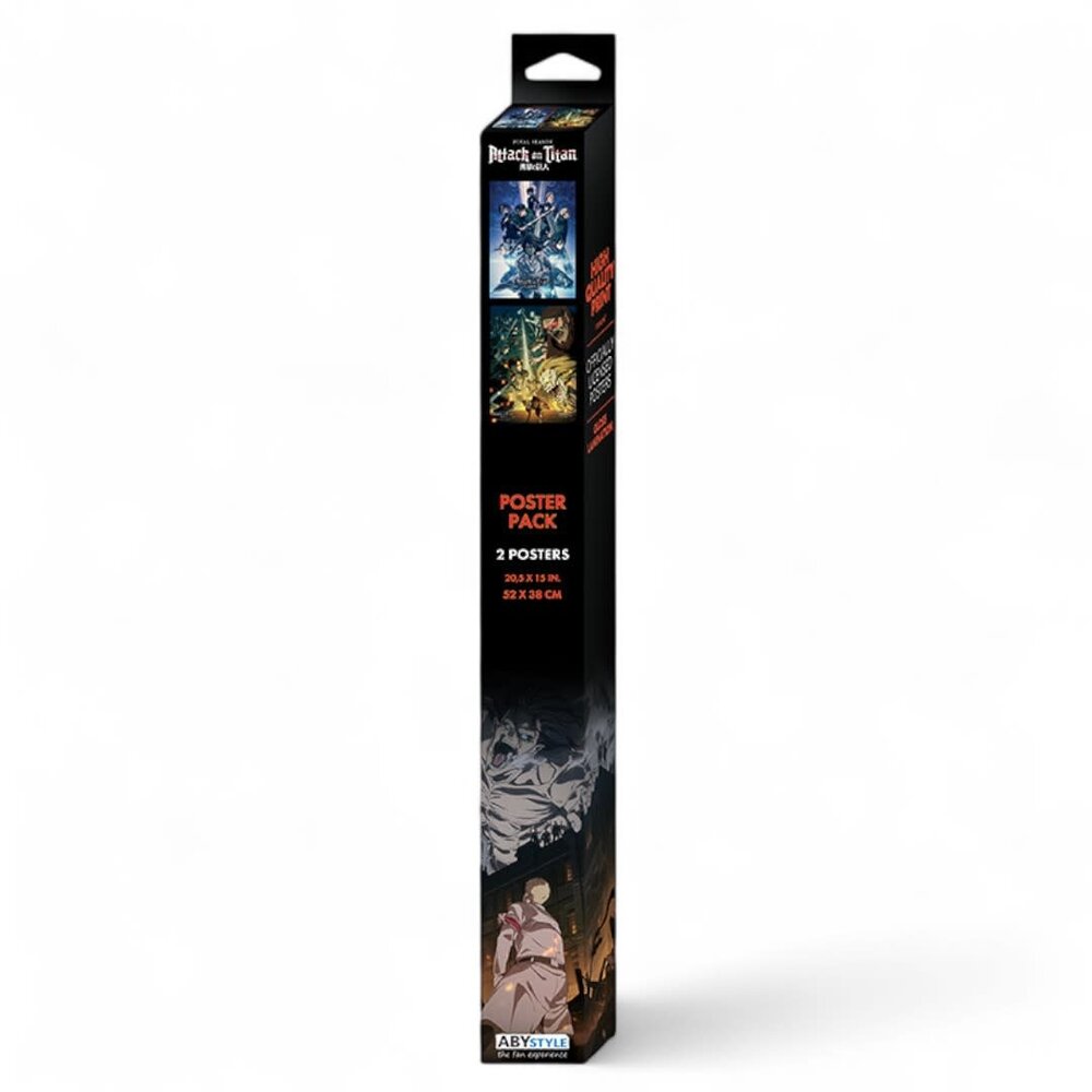 GB eye ATTACK ON TITAN - Set 2 Posters Chibi 52x38 - Set GB eye ATTACK ON TITAN - Set 2 Posters Chibi 52x38 - Set