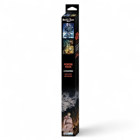 GB eye ATTACK ON TITAN - Set 2 Posters Chibi 52x38 - Set GB eye ATTACK ON TITAN - Set 2 Posters Chibi 52x38 - Set