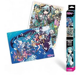 GB eye HATSUNE MIKU - Set 2 Posters Chibi 52x38 - Series 2 GB eye HATSUNE MIKU - Set 2 Posters Chibi 52x38 - Series 2