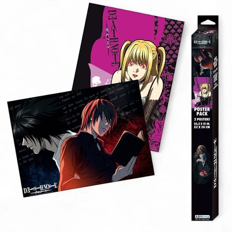 GB eye DEATH NOTE - Set 2 Posters Chibi 52x38 - L vs Light & Misa GB eye DEATH NOTE - Set 2 Posters Chibi 52x38 - L vs Light & Misa