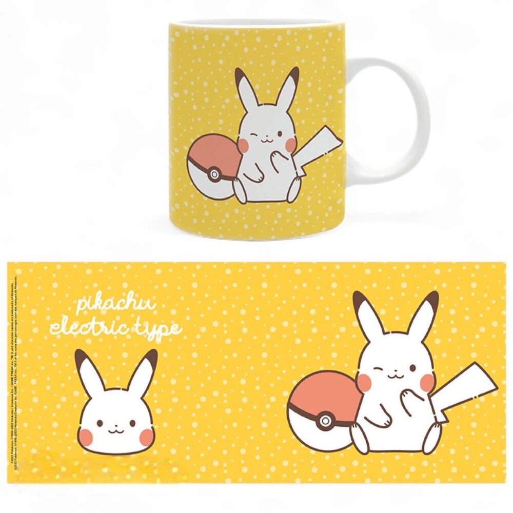 AbyStyle POKEMON - Mug - 320 ml - Pikachu electric type - AbyStyle POKEMON - Mug - 320 ml - Pikachu electric type -