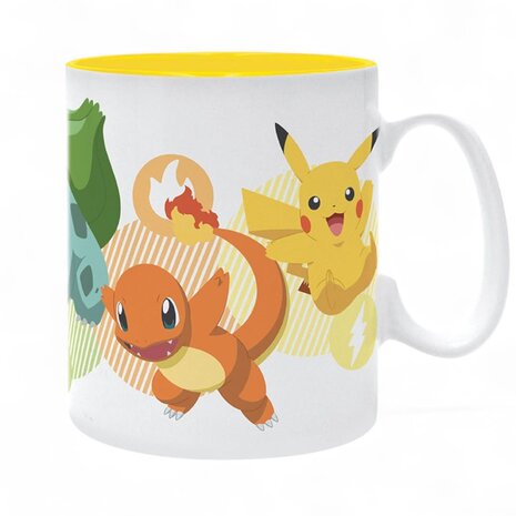 AbyStyle POKEMON- Mug - 460 ml - Pikachu and starters - subli - AbyStyle POKEMON- Mug - 460 ml - Pikachu and starters - subli -