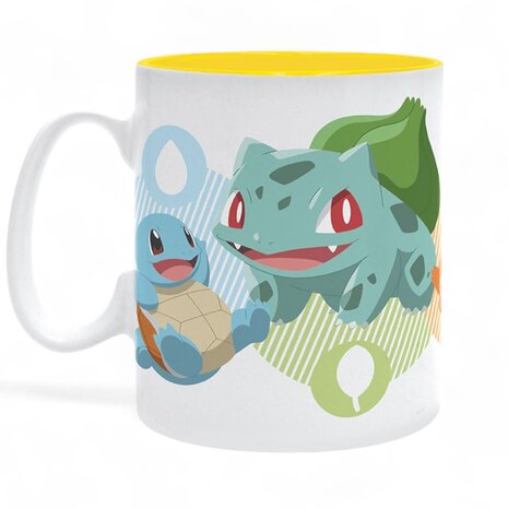 AbyStyle POKEMON- Mug - 460 ml - Pikachu and starters - subli - AbyStyle POKEMON- Mug - 460 ml - Pikachu and starters - subli -