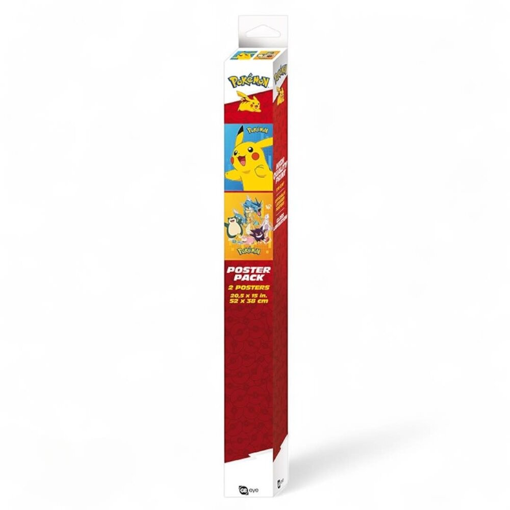 GB eye POKEMON - Set 2 Posters Chibi 52x38 - Colourful Characters GB eye POKEMON - Set 2 Posters Chibi 52x38 - Colourful Characters