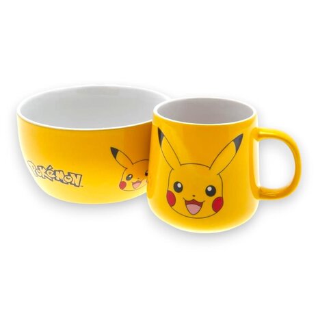 AbyStyle POKEMON - Breakfast Set Mug + Bowl - Pikachu AbyStyle POKEMON - Breakfast Set Mug + Bowl - Pikachu