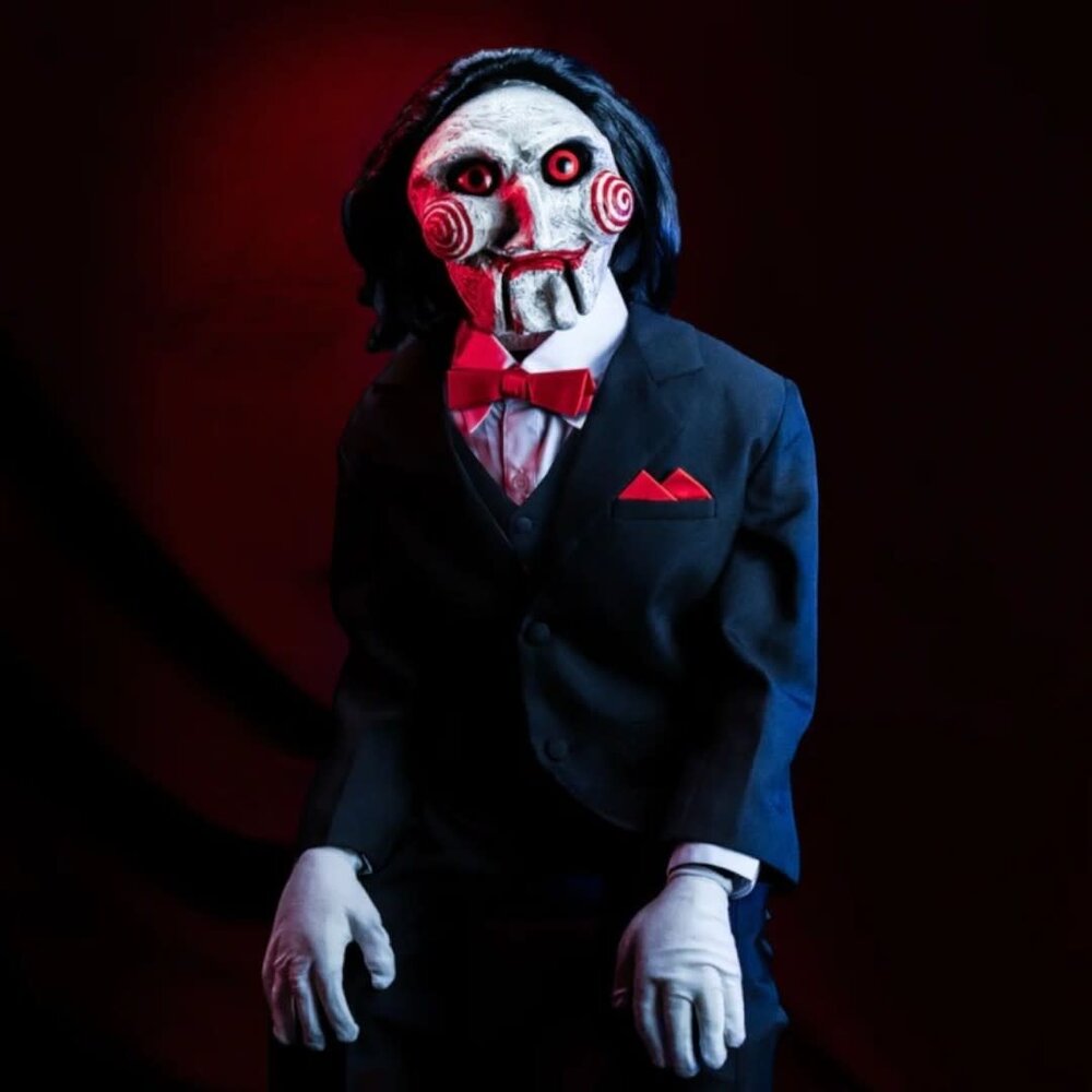 Trick or Treat Studios Saw Figure Stripe Puppet Prop / Marionette Billy the Puppet Trick or Treat Studios Saw Figure Stripe Puppet Prop / Marionette Billy the Puppet