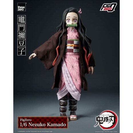 threezero Demon Slayer: Kimetsu no Yaiba FigZero Action Figure 1/6 Nezuko Kamado threezero Demon Slayer: Kimetsu no Yaiba FigZero Action Figure 1/6 Nezuko Kamado