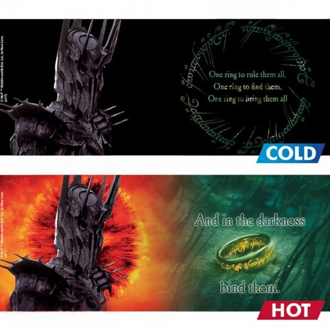 AbyStyle LORD OF THE RINGS - Mug Heat Change - 460 ml - Sauron-cardboard AbyStyle LORD OF THE RINGS - Mug Heat Change - 460 ml - Sauron-cardboard