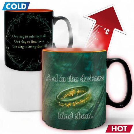 AbyStyle LORD OF THE RINGS - Mug Heat Change - 460 ml - Sauron-cardboard AbyStyle LORD OF THE RINGS - Mug Heat Change - 460 ml - Sauron-cardboard