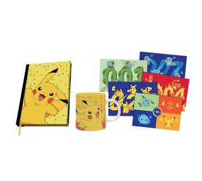 AbyStyle POKEMON - Pck A5 Notebook + Mug320ml + Postcards "Pikachu" AbyStyle POKEMON - Pck A5 Notebook + Mug320ml + Postcards "Pikachu"