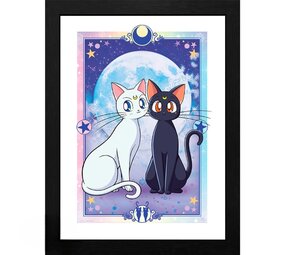 GB eye SAILOR MOON - Framed print "Luna & Artemis" GB eye SAILOR MOON - Framed print "Luna & Artemis"