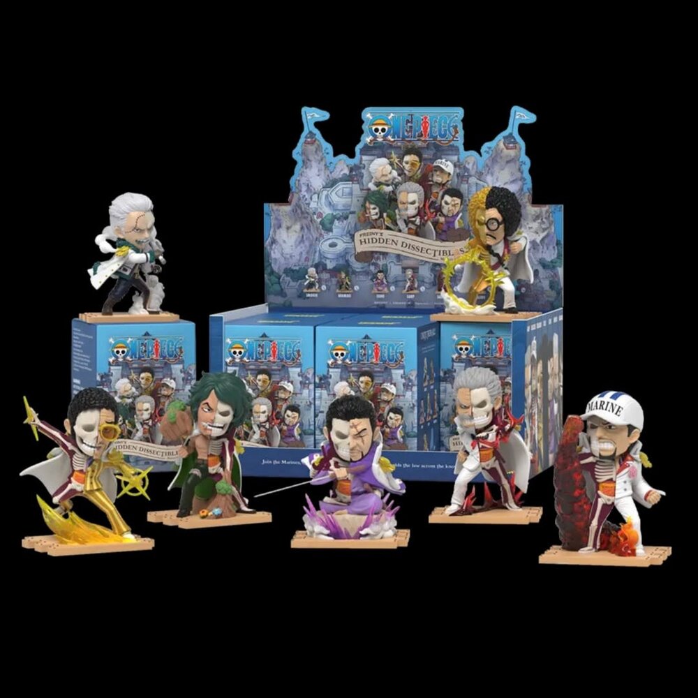 Mighty Jaxx Freeny's Hidden Dissectibles: One Piece Marines Edition - BlindBox Mighty Jaxx Freeny's Hidden Dissectibles: One Piece Marines Edition - BlindBox