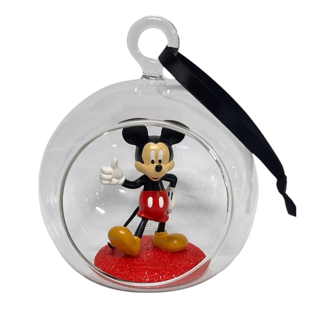 ChristmasInspirations Glass open bauble 3D figure Mickey ChristmasInspirations Glass open bauble 3D figure Mickey