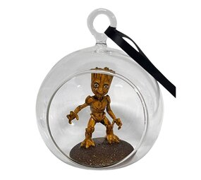 ChristmasInspirations Glass open bauble 3D figure Groot ChristmasInspirations Glass open bauble 3D figure Groot
