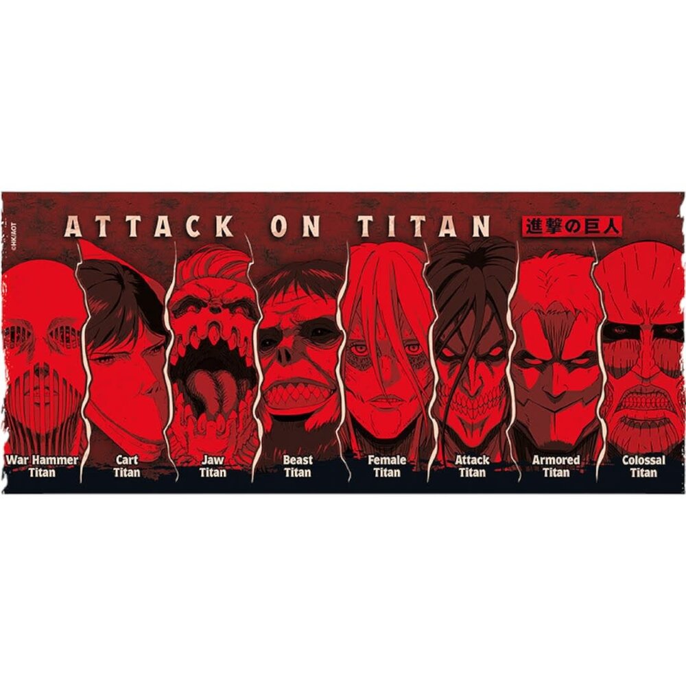 AbyStyle ATTACK ON TITAN - Mug - 460 ml - All Titans - subli - AbyStyle ATTACK ON TITAN - Mug - 460 ml - All Titans - subli -