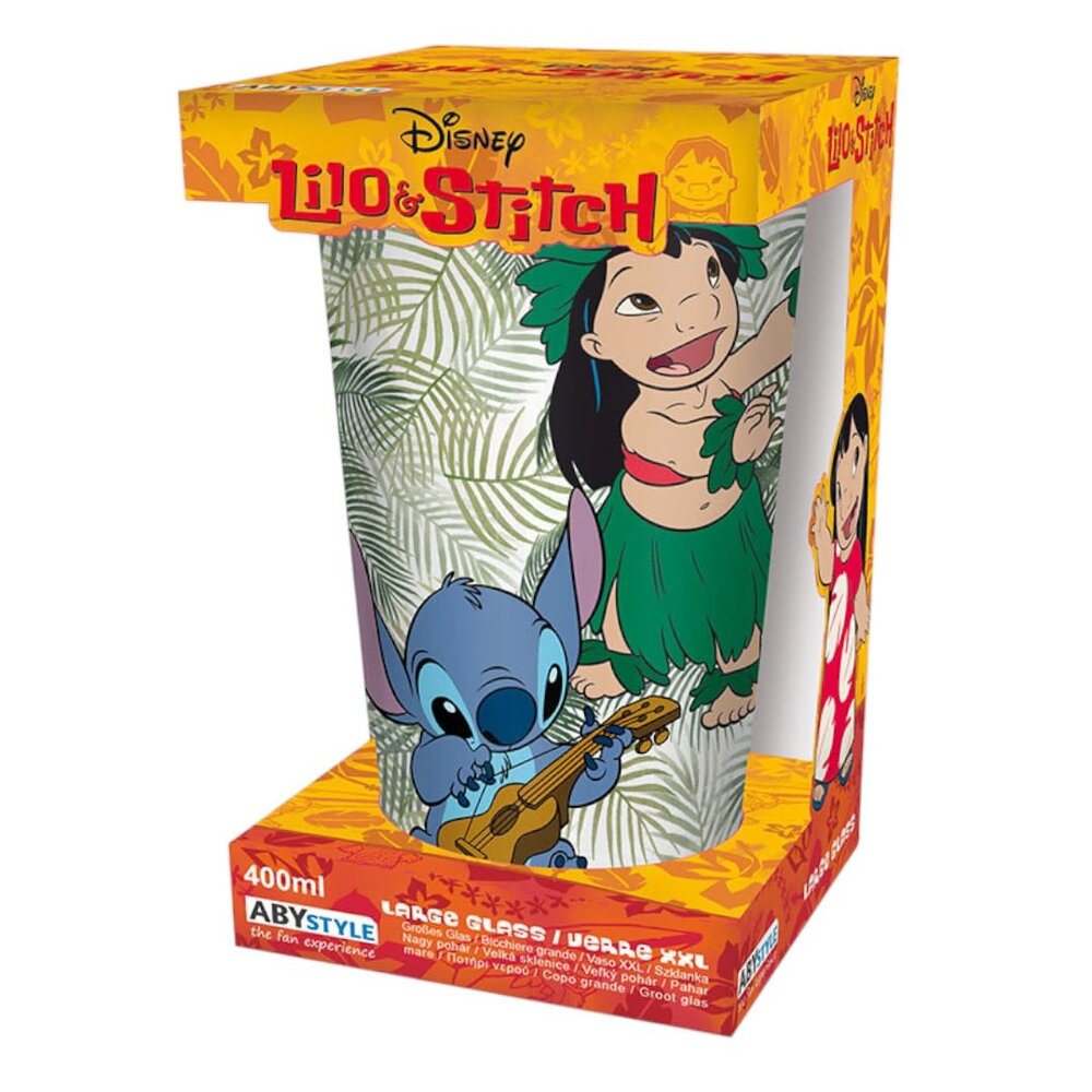 AbyStyle DISNEY - Large Glass - 400ml - Lilo & Stitch AbyStyle DISNEY - Large Glass - 400ml - Lilo & Stitch