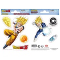 AbyStyle DRAGON BALL - Stickers - 16x11cm/ 2 sheets - DBZ/ Goku-Vegeta