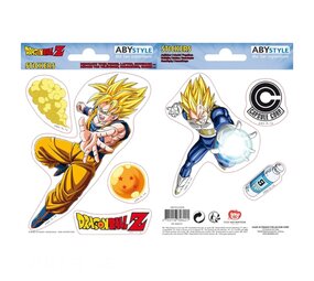 AbyStyle DRAGON BALL - Stickers - 16x11cm/ 2 sheets - DBZ/ Goku-Vegeta AbyStyle DRAGON BALL - Stickers - 16x11cm/ 2 sheets - DBZ/ Goku-Vegeta