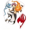 AbyStyle FAIRY TAIL - Stickers - 16x11cm/ 2 sheets - Natsu & Lucy AbyStyle FAIRY TAIL - Stickers - 16x11cm/ 2 sheets - Natsu & Lucy