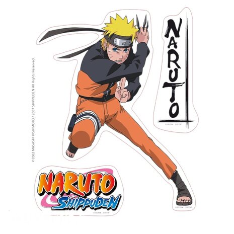 AbyStyle NARUTO SHIPPUDEN - Stickers - 16x11cm/ 2 sheets - Naruto/ Jiraiya AbyStyle NARUTO SHIPPUDEN - Stickers - 16x11cm/ 2 sheets - Naruto/ Jiraiya