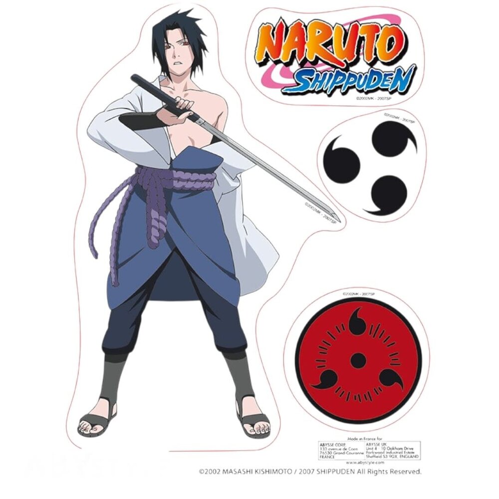 AbyStyle NARUTO SHIPPUDEN - Stickers - 16x11cm/ 2 sheets - Sasuke/ Itachi AbyStyle NARUTO SHIPPUDEN - Stickers - 16x11cm/ 2 sheets - Sasuke/ Itachi