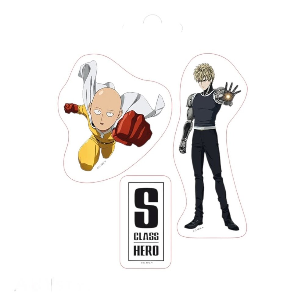 AbyStyle ONE PUNCH MAN - Stickers - 16x11cm/ 2 sheets - Saitama and Icons AbyStyle ONE PUNCH MAN - Stickers - 16x11cm/ 2 sheets - Saitama and Icons