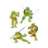 TMNT - Stickers - 16x11cm/ 2 sheets - Turtles & Splinter TMNT - Stickers - 16x11cm/ 2 sheets - Turtles & Splinter