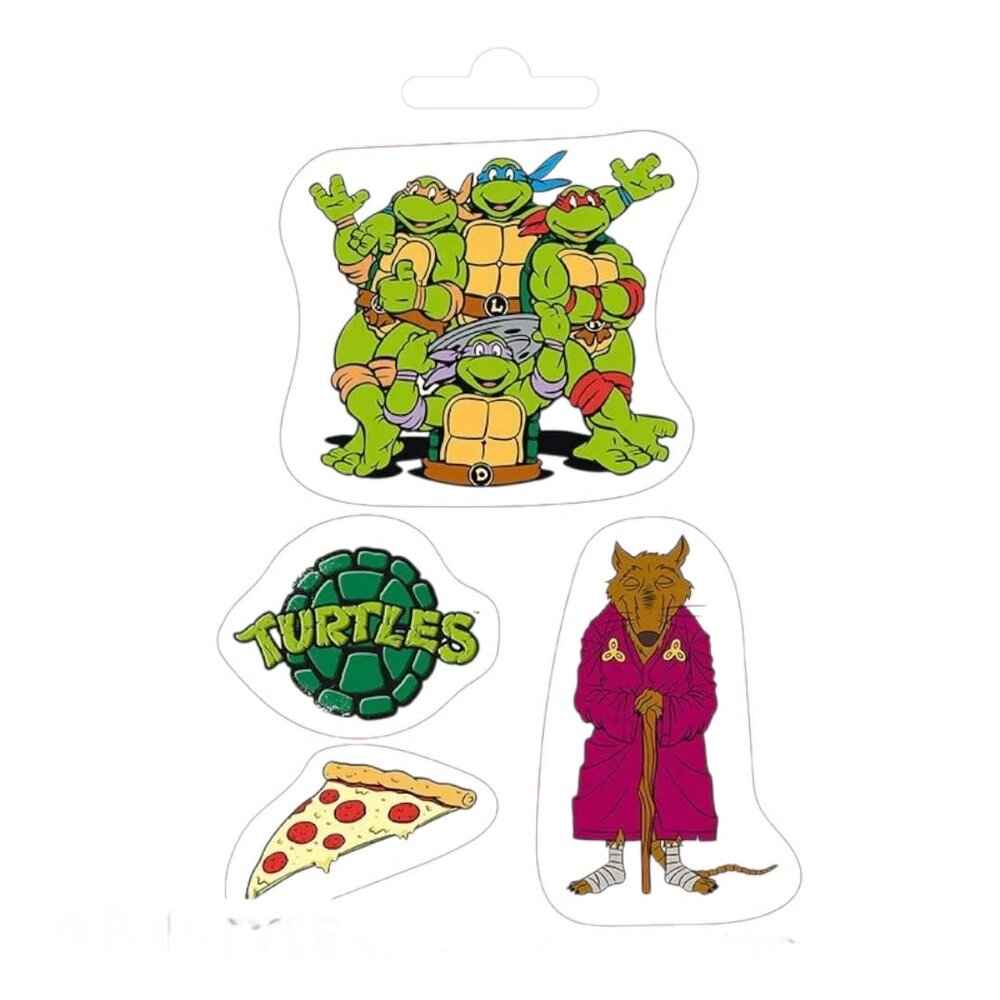 AbyStyle TMNT - Stickers - 16x11cm/ 2 sheets - Turtles & Splinter AbyStyle TMNT - Stickers - 16x11cm/ 2 sheets - Turtles & Splinter
