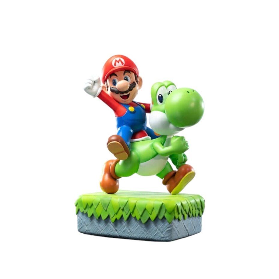 Super Mario Statue Mario & Yoshi - Fans