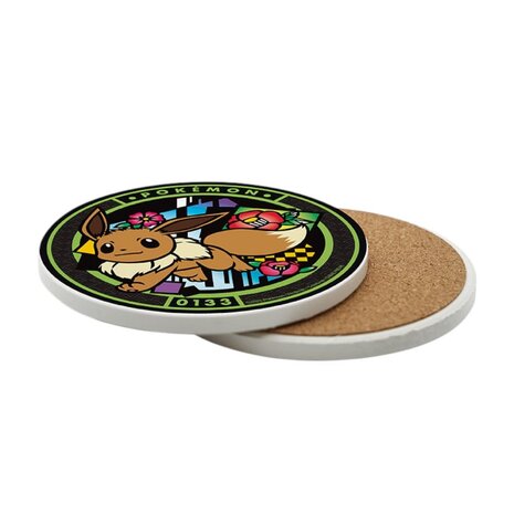 AbyStyle POKEMON - Ceramic Coasters "Evee" AbyStyle POKEMON - Ceramic Coasters "Evee"