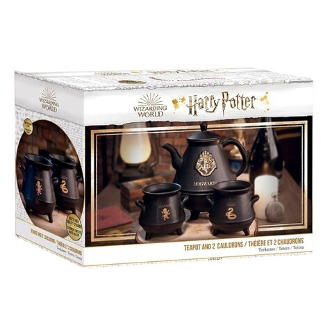 AbyStyle HARRY POTTER - Teapot - with Hogwarts cauldrons set AbyStyle HARRY POTTER - Teapot - with Hogwarts cauldrons set