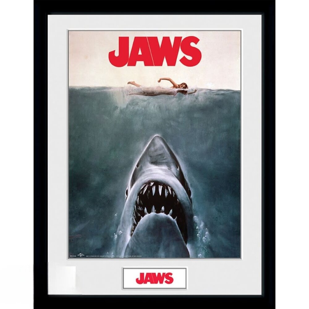 GB eye JAWS - Framed print "Key Art" GB eye JAWS - Framed print "Key Art"