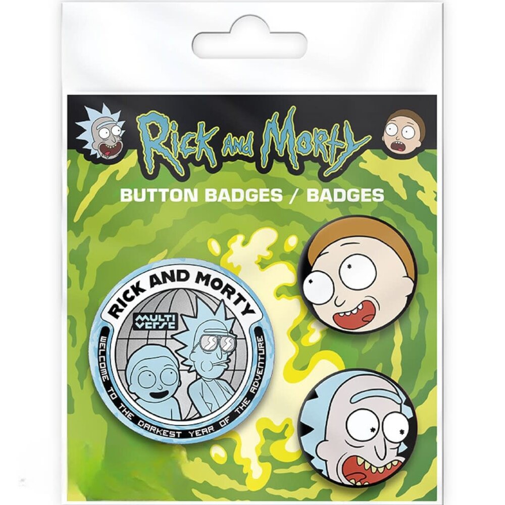 AbyStyle RICK AND MORTY - Badge Pack - Rick & Morty AbyStyle RICK AND MORTY - Badge Pack - Rick & Morty