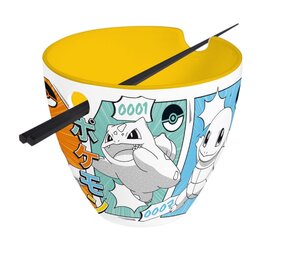 AbyStyle POKEMON - Ramen Bowl with chopsticks - "Starters Manga" AbyStyle POKEMON - Ramen Bowl with chopsticks - "Starters Manga"