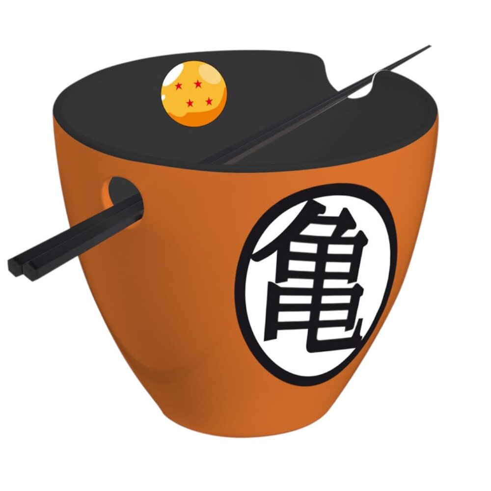 AbyStyle DRAGON BALL - Ramen Bowl with chopsticks - "Goku symbols" AbyStyle DRAGON BALL - Ramen Bowl with chopsticks - "Goku symbols"