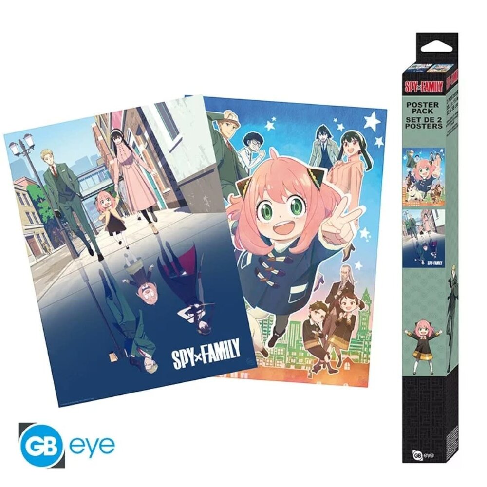 GB eye Spy x Family Set of 2 Chibi Posters "A Double Family" GB eye Spy x Family Set of 2 Chibi Posters "A Double Family"