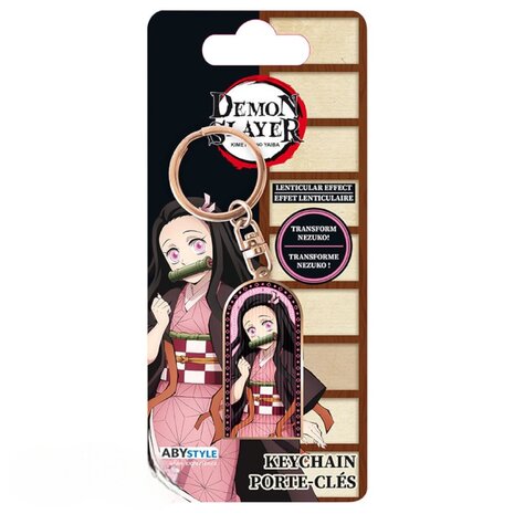 AbyStyle DEMON SLAYER - Keychain Lenticular - Nezuko S2 AbyStyle DEMON SLAYER - Keychain Lenticular - Nezuko S2
