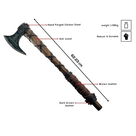 Vikings - Axe of Ragnar Lothbrok - Handforged Vikings - Axe of Ragnar Lothbrok - Handforged