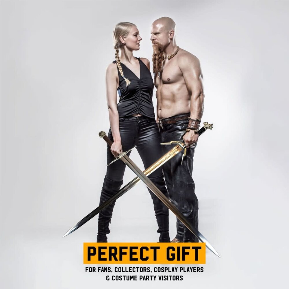 The Witcher Sword Set - Silver + Steel Sword Bundle The Witcher Sword Set - Silver + Steel Sword Bundle