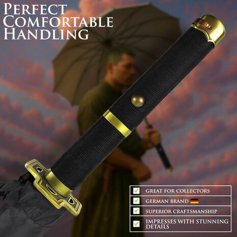 One Piece – Roronoa Zoro Yubashiri Katana Umbrella (16K Premium Version) One Piece – Roronoa Zoro Yubashiri Katana Umbrella (16K Premium Version)