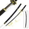 One Piece Roronoa Zoro Yubashiri Anime Sword, black One Piece Roronoa Zoro Yubashiri Anime Sword, black